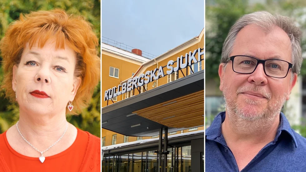 Lotta Back (V) och Tony Rosendahl (V) skriver om Kullbergska sjukhuset. 