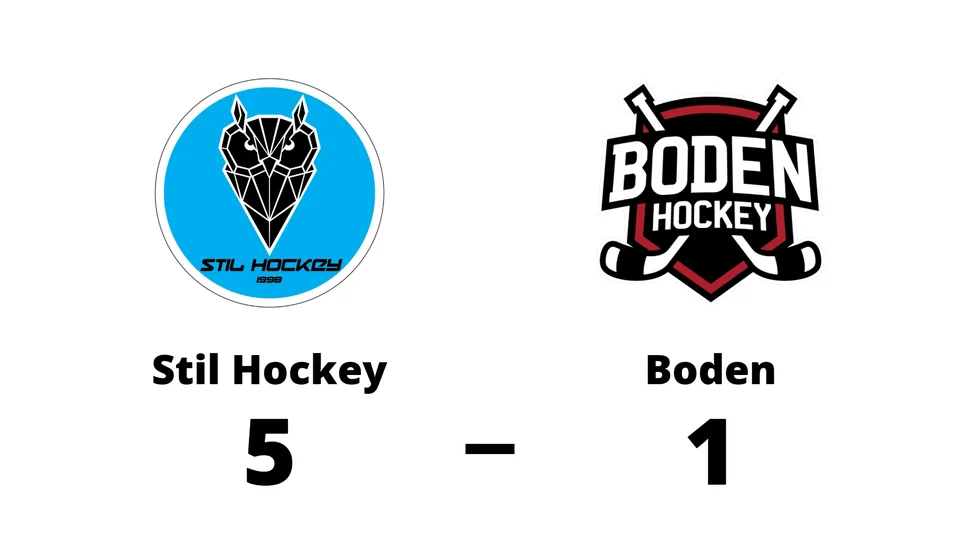Stil Hockey vann mot IF Boden