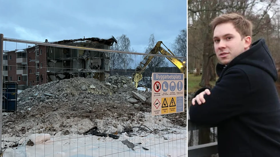 Virserumsbördige arkitekten Roberto Garnfeldt protesterar mot det han menar är rivningshysteri i Virserum.