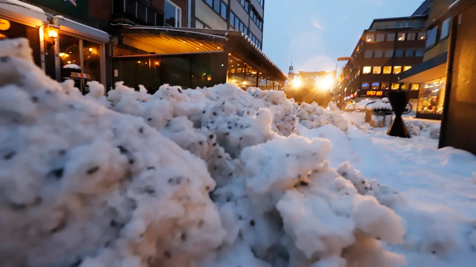 Snöröjningen var bättre förr. Just detta exempel är inte hämtat från Enköping, utan från vår grannkommun Strängnäs.