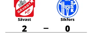 Förlust med 0-2 för Sikfors mot Sävast