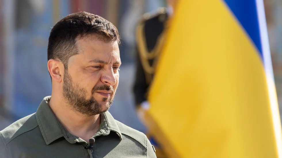Ukrainas president Volodymyr Zelenskyj. Arkivbild.