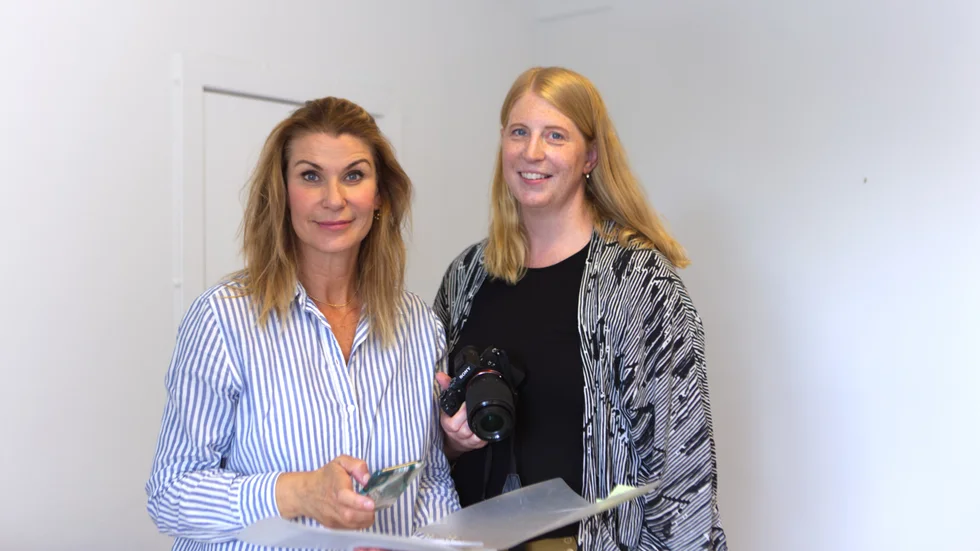 Helena af Klercker och Elinor Isenberg jobbar på Gotland Casting. 
