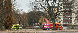 Räddningstjänsten undersökte röklukt i flerfamiljshus