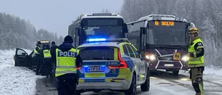 Skolbarnen fick stödsamtal efter busskrocken