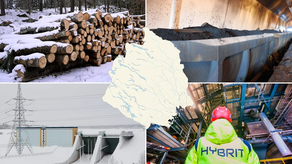 Skogen, malmen, vattenkraften och god industriell kunskap skapar förutsättningar för jobb och tillväxt i Norrbotten.