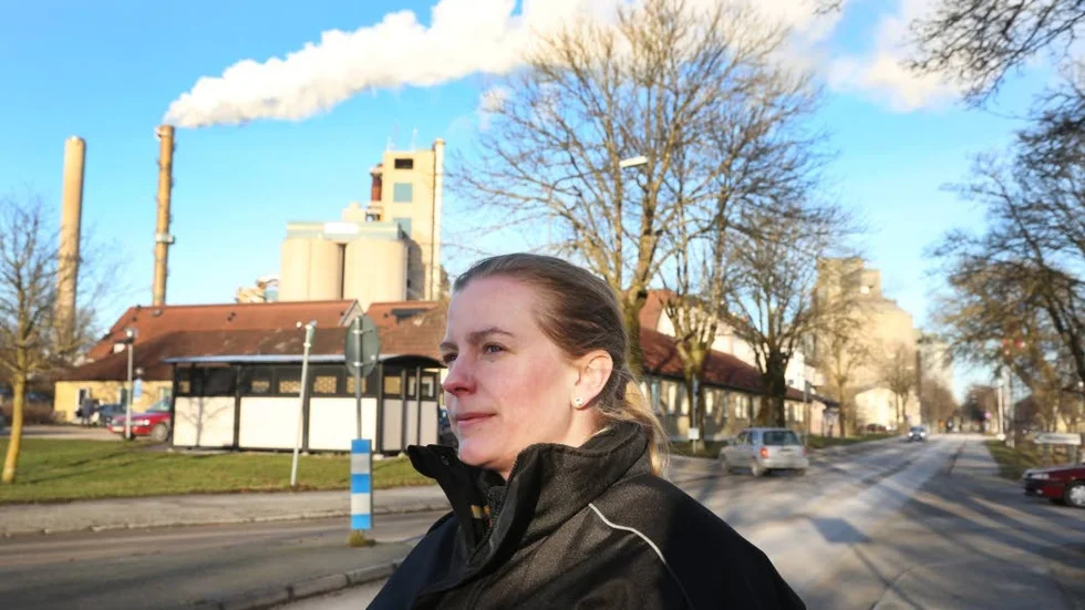 Charlotta Söderström. Nord Stream 2 hade inneburit tung trafik i Slite vid områden med mycket barn.