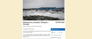 Malmgruva säljes – på Blocket