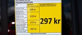 Ett taxikrig rasar på ön