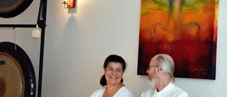 Yoga flätas samman med naturen