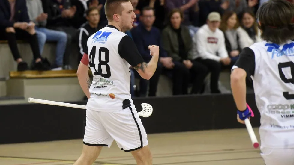 Victor Wall gjorde två av VIBK-målen i Karlskrona.