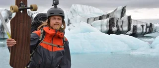 Erik ska köra 500 mil på bräda
