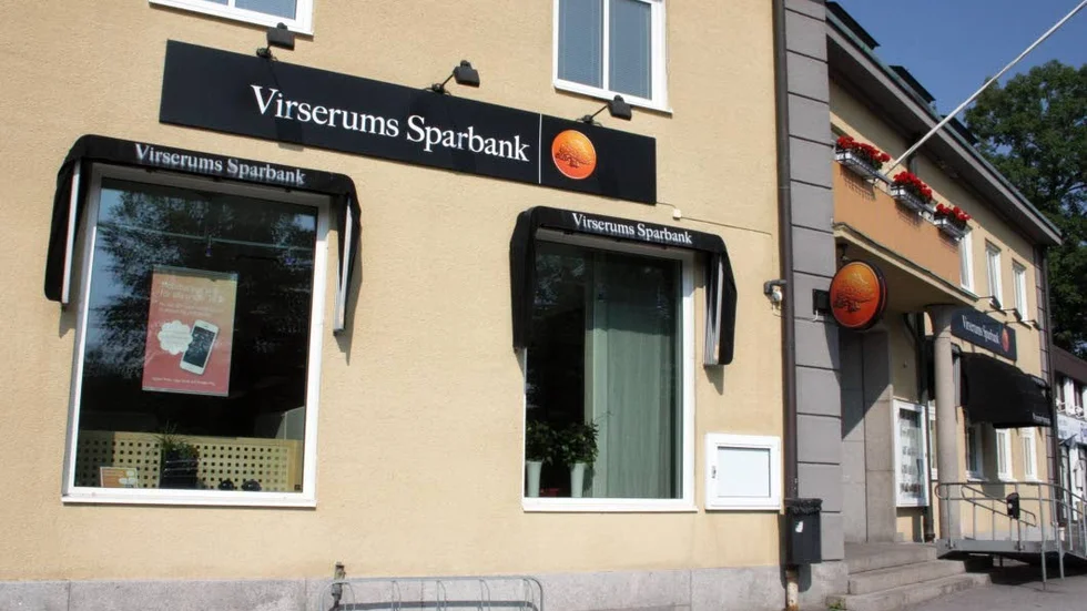 Virserums sparbank. Arkivbild.