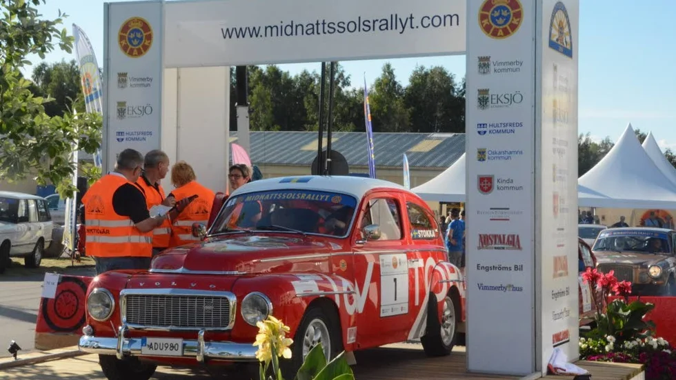 För tredje året i rad kördes Midnattssolsrallyt i Vimmerby med omnejd.