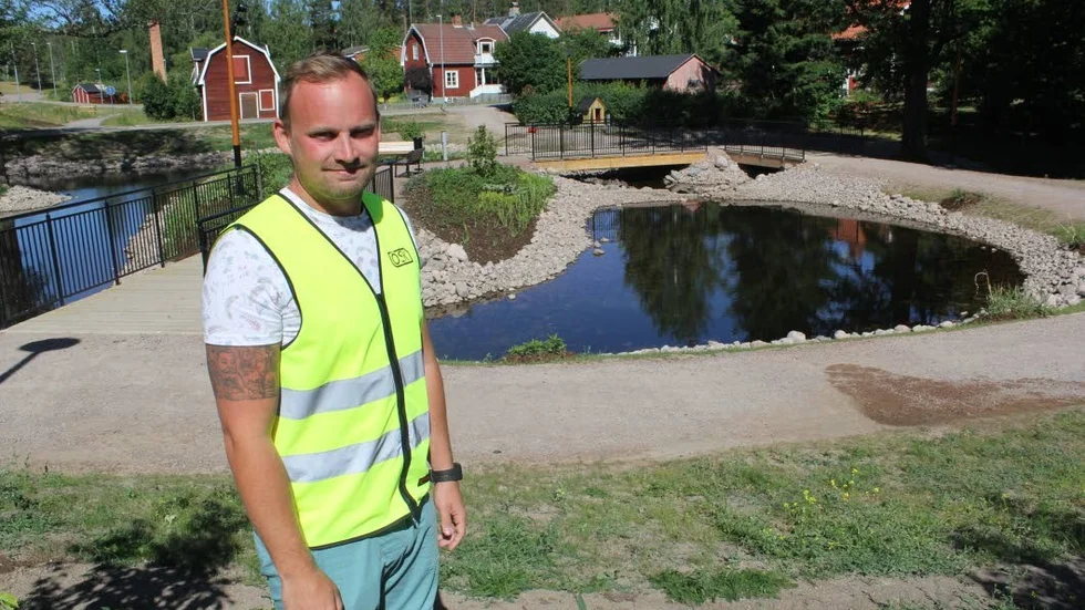 På måndag är det dags för invigning av Mimerparken i Hultsfred, som Simon Råsbacken tycker blev väldigt bra.