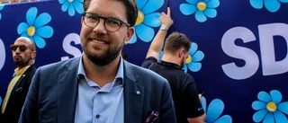Laddat torgmöte med Jimmie Åkesson