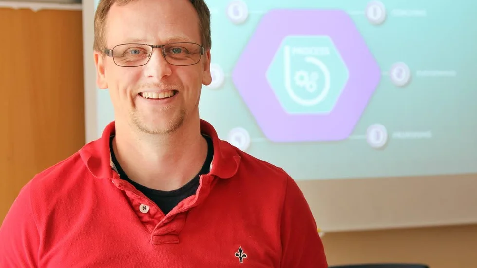 Informell. Jimmie Hermansson tror starkt på kraften i spontana och informella möten. Öppet och tillgängligt ska Hub 13 vara.