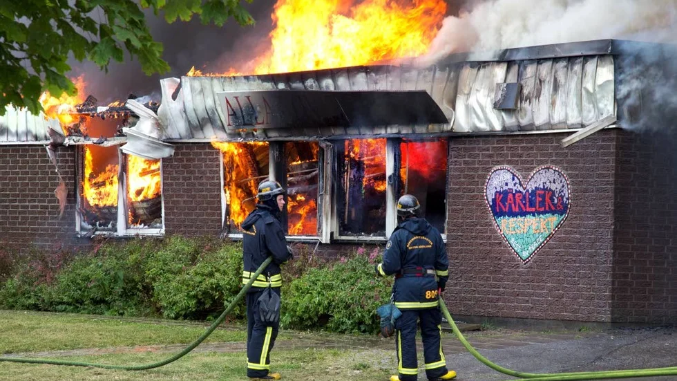Branden den 13 juli 2014