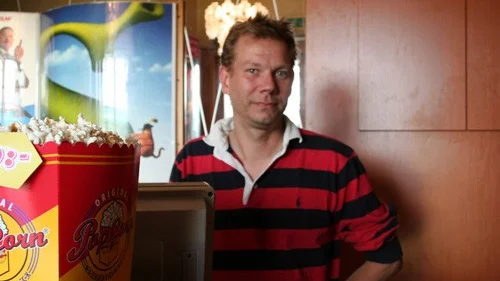 Fredrik Johansson driver biografen i Vimmerby.