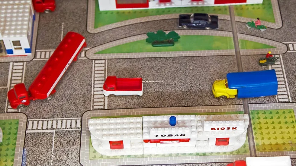 Så här kunde Lego-byggen se ut tidigare.