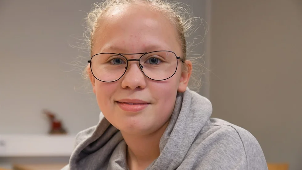 Emilia Arvidsson kände sig lite nervös och pirrig inför studievalet.