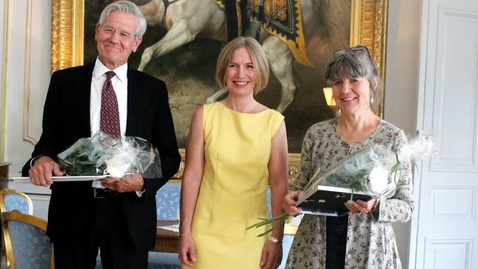 Sigvard Hallendorff, Karin Lorin  och Anna Helldorff  uppmärksammades på fredagen för sina östgötska insatser.