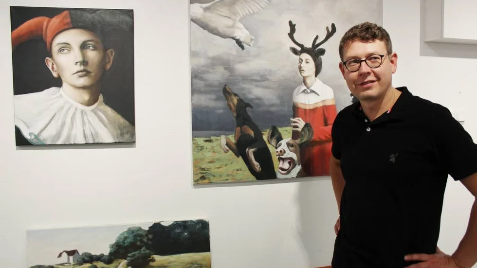 Vernissage. På lördag och söndag ställer Mattias Frogemar ut på Galleri R i Linköping.