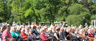 Så var allsången i Trädgårdsföreningen