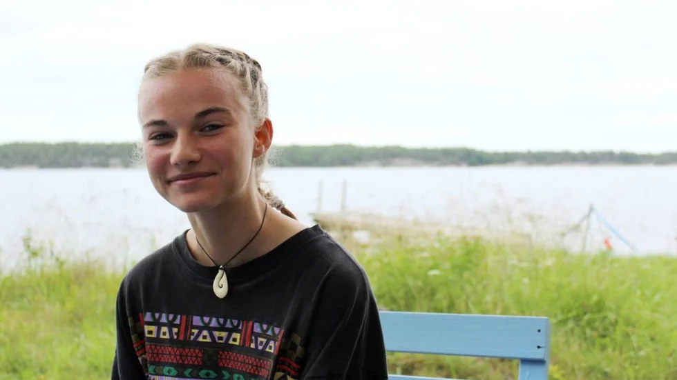 Melda Nahnfeldt trivs i sommarstugan i Västervik: "Det är inget energitagande ställe", säger hon.