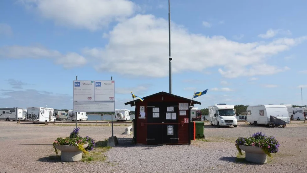 I det lilla röda huset finns allt information som gästerna kan tänkas behöva.