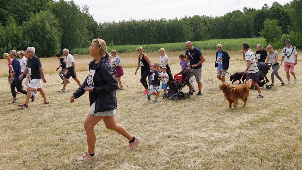 Många valde att ta det lite lugnare runt Vivassen.