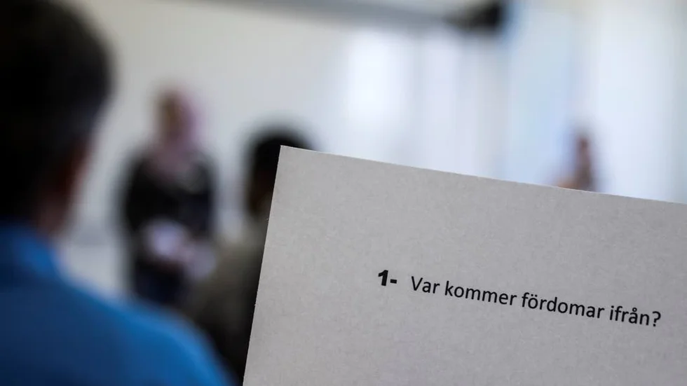 Exempel på fråga som diskuteras. Det finns inga lätta svar.