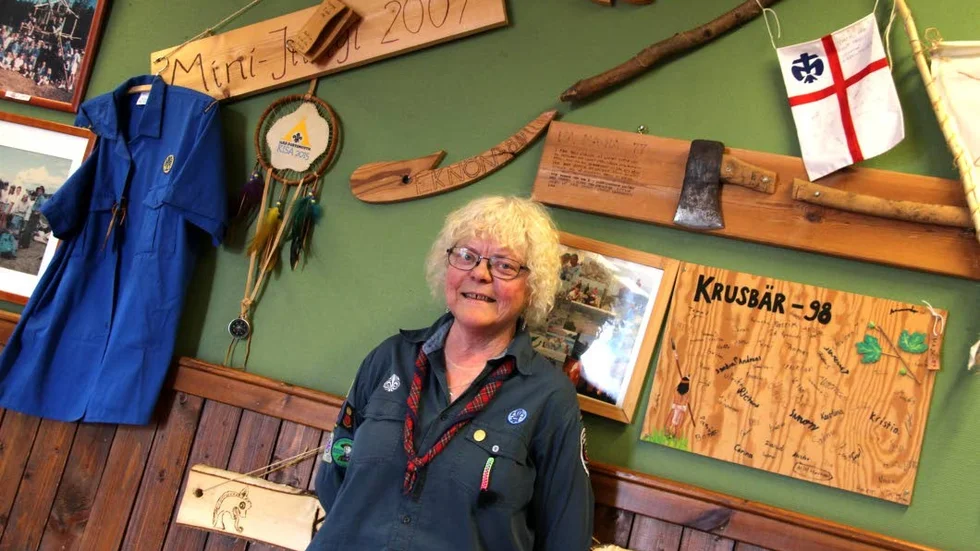 Karin Löfving har varit scout sedan hon var åtta år gammal och nyligen prisades hon för sina insatser som scoutledare i Kisa.