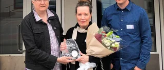 Hon prisas för sitt arbete på slottet