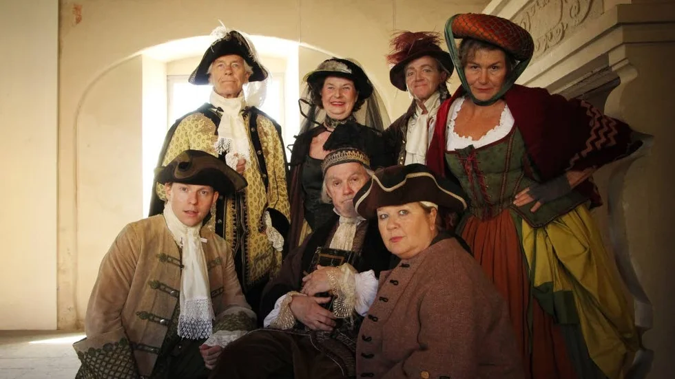 På bilden: Erik Elias Ekström, Anders Sundquist, Helena Eriksson, Christaian Zell, Lars Fager, Suzanne Ernrup och Carina Perenkranz.