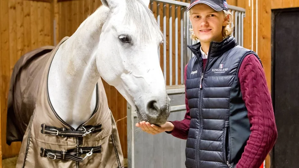 Hemma. Hugo Wihlmark har återvänt hem till Motala för att starta eget och samtidigt ta ytterligare steg som ryttare i sadeln på Chamie RTG.