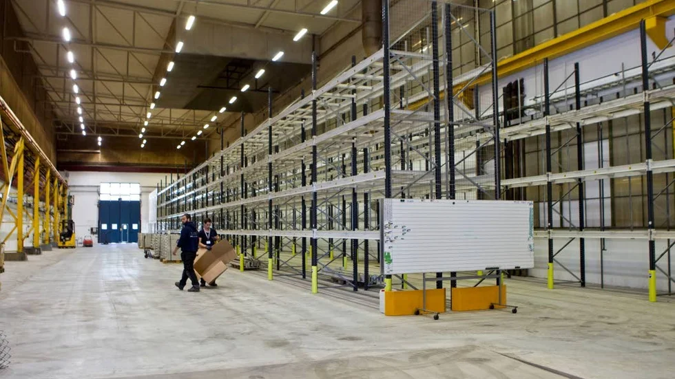 LAGER. Redan under sommaren kommer man fylla det nybyggda centrallagret.