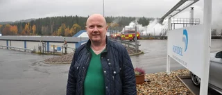 Gläds över regn som föll i går