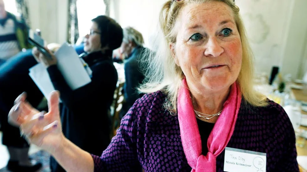 Tina Olby, Motala kvinnojour.
