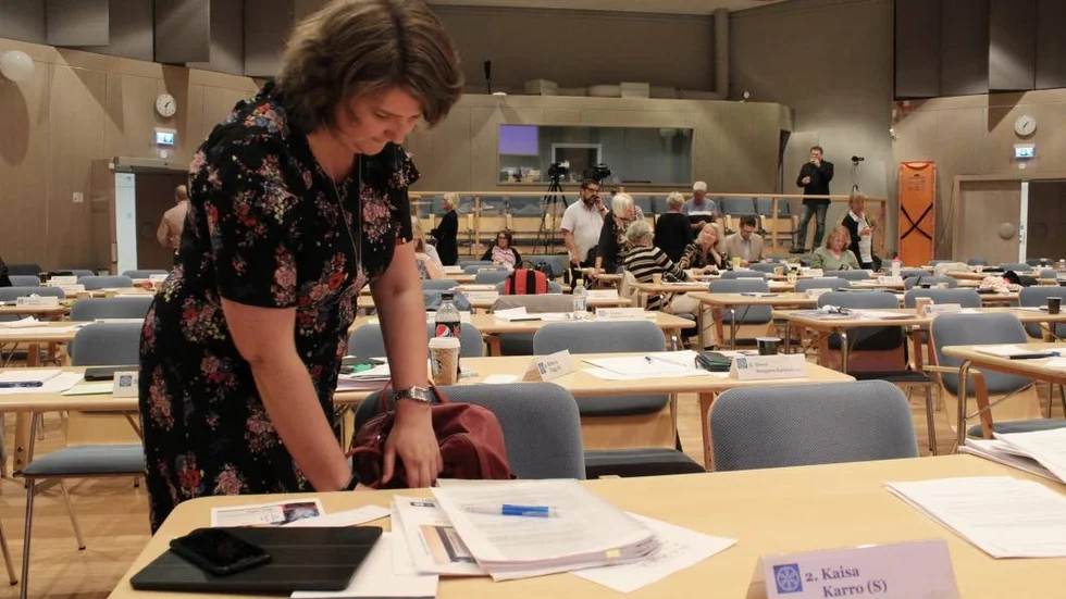 Kaisa Karro (S) förebereder sig inför regionfullmäktiges stora budgetdebatt på det sista sammanträdet före valet.