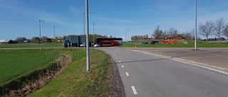 Skrotbilarna välte ut vid olyckan
