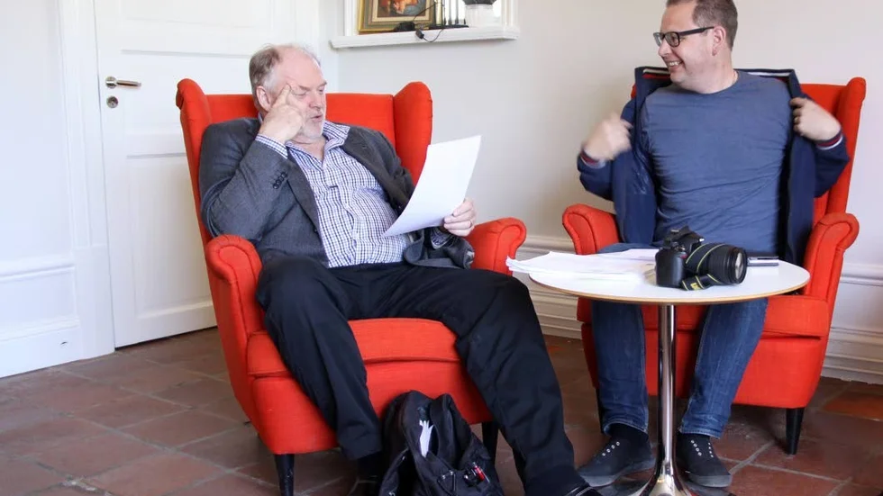 Anders Ljung och Lars Karlsson vill delvis klä om majoritetens förslag till budget för 2019.
