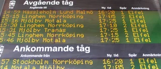 Irriterad stämning på Resecentrum