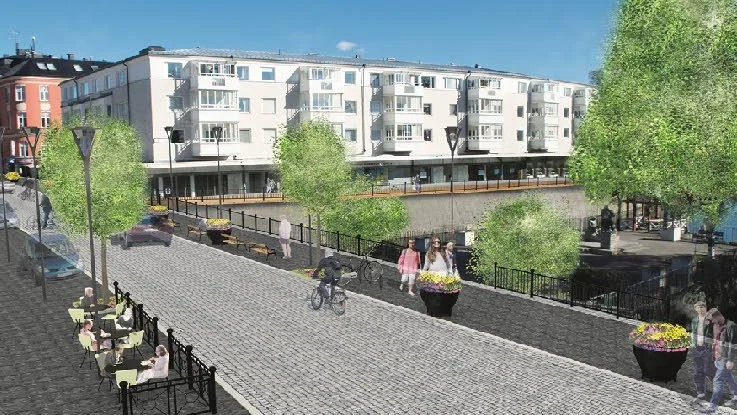 Området runt svartån skulle kunna se ut på följande sätt.