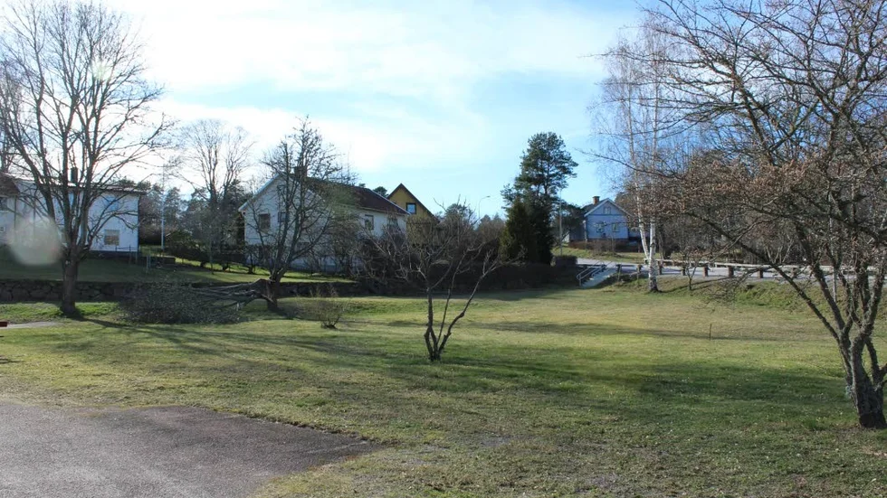 Generationspark. Bilden visar det område där generationsparken ska ligga.