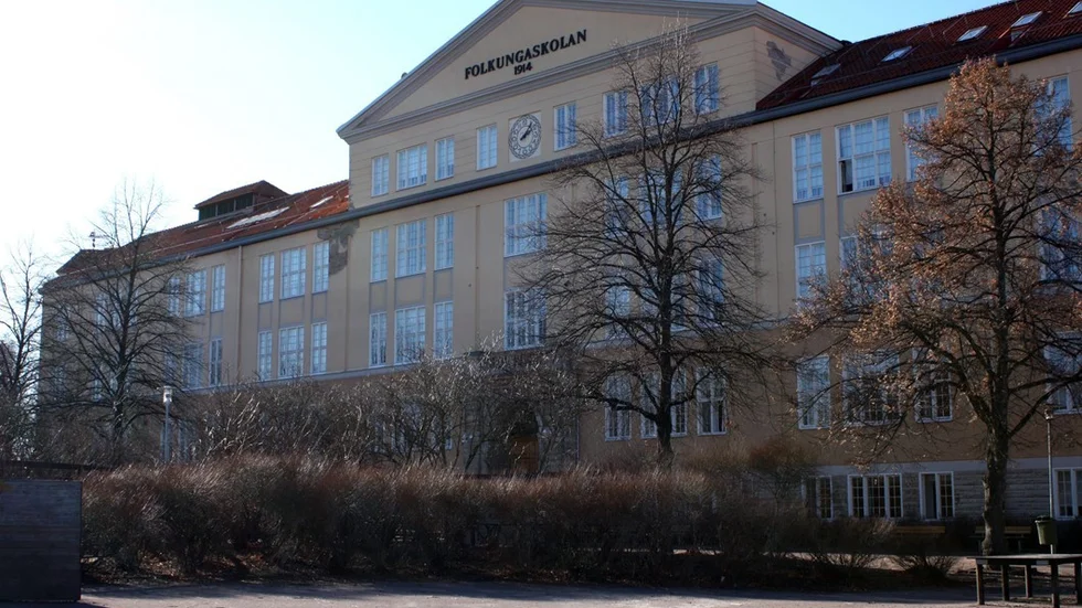 Folkungaskolan är en av fem skolor i Linköping där man kan hitta räknestugorna. Foto: Fanny Miles