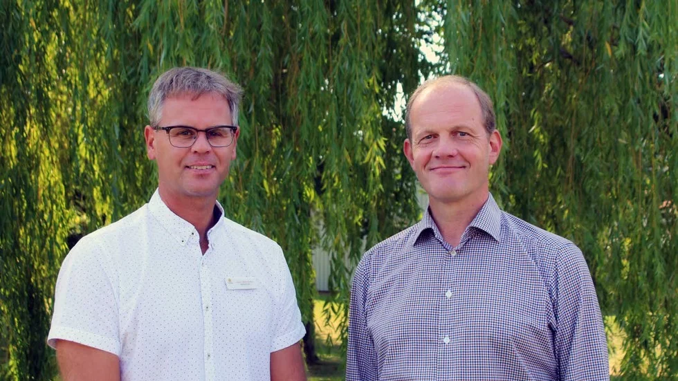 Johan Wernström, bildningschef, och Göran Fältgren (S), kultur- och utbildningsnämndens ordförande.