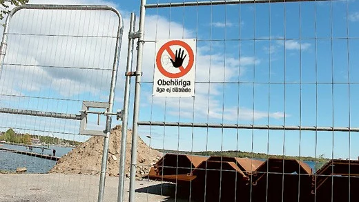 Ännu är inte Slottsholmen redo för byggstart.