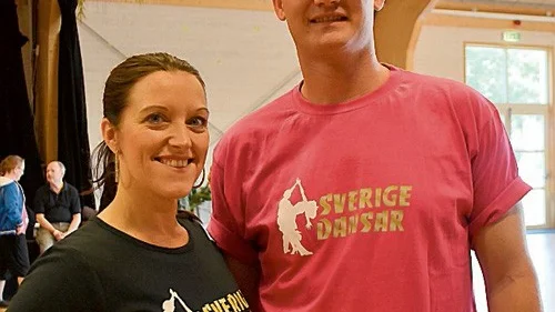 Ann-Charlotte Vacker och Joel Jonsson är två av festivalens intruktörer.