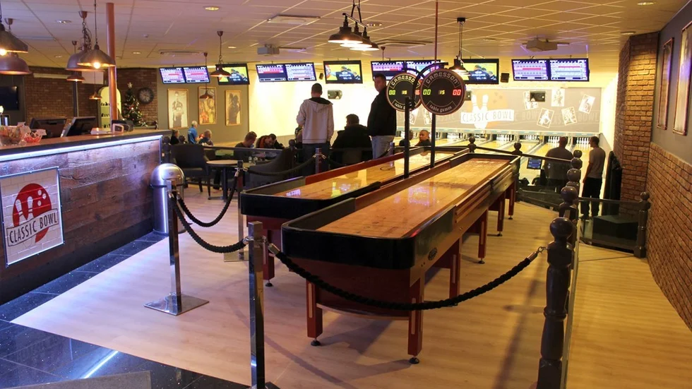 Shuffleboards finns i såväl Vimmerby som Gamleby.